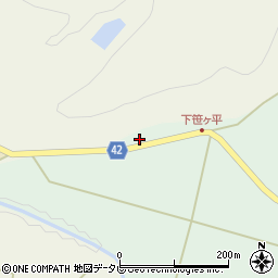 大分県宇佐市安心院町笹ケ平174周辺の地図