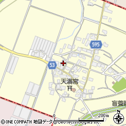 福岡県筑紫野市西小田335周辺の地図