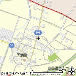 福岡県筑紫野市西小田308周辺の地図