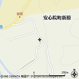 大分県宇佐市安心院町新原176周辺の地図