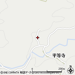 福岡県筑紫野市平等寺1015周辺の地図