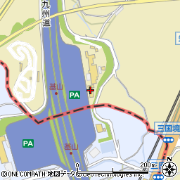 セブンイレブン九州道基山ＰＡ下り店周辺の地図