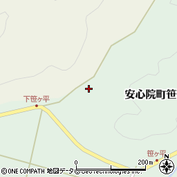 大分県宇佐市安心院町笹ケ平191周辺の地図