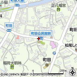 町田公民館前周辺の地図