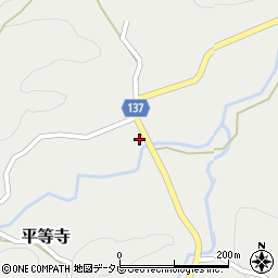 福岡県筑紫野市平等寺930周辺の地図