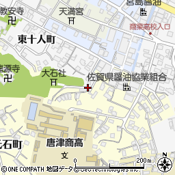 佐賀県唐津市十人町78-2周辺の地図