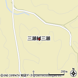 佐賀県佐賀市三瀬村三瀬周辺の地図