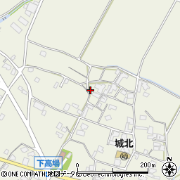福岡県朝倉郡筑前町下高場周辺の地図
