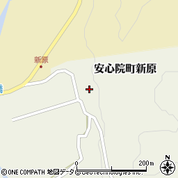 大分県宇佐市安心院町新原184周辺の地図