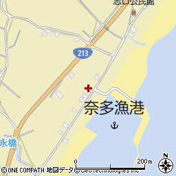 大分県杵築市奈多3252-2周辺の地図