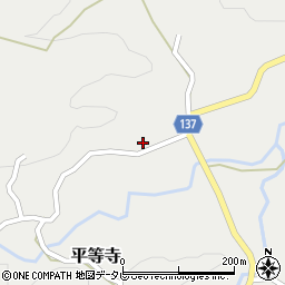 福岡県筑紫野市平等寺881周辺の地図