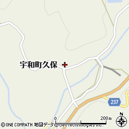 愛媛県西予市宇和町久保87周辺の地図