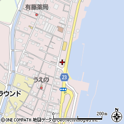 奥田釣具店周辺の地図