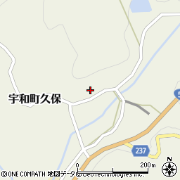 愛媛県西予市宇和町久保81周辺の地図