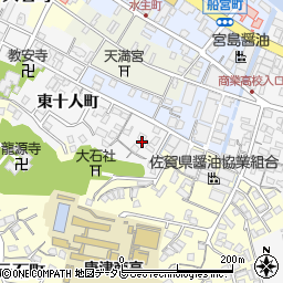 佐賀県唐津市十人町76周辺の地図