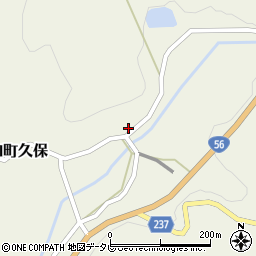 愛媛県西予市宇和町久保1周辺の地図