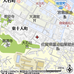 佐賀県唐津市十人町75周辺の地図