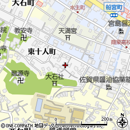 佐賀県唐津市十人町84周辺の地図