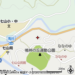 佐賀県唐津市七山滝川周辺の地図