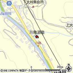 川亀酒造合資会社周辺の地図