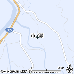 福岡県那珂川市市ノ瀬周辺の地図