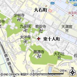 佐賀県唐津市十人町108周辺の地図
