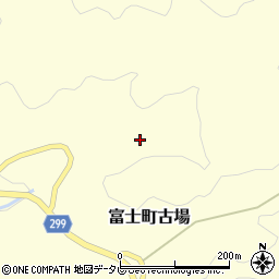 佐賀県佐賀市富士町大字古場周辺の地図