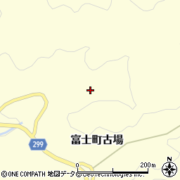 佐賀県佐賀市富士町大字古場周辺の地図