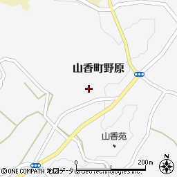 大分県杵築市山香町大字野原1162周辺の地図