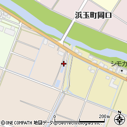 浜崎浄水場管理棟周辺の地図