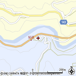 鶴商店　七山工場周辺の地図