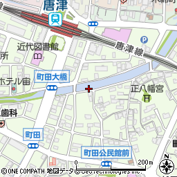 上長田橋周辺の地図