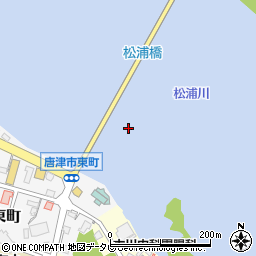松浦橋周辺の地図