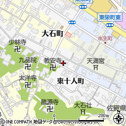 佐賀県唐津市十人町2539周辺の地図