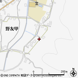 高知県安芸郡北川村野友甲1342周辺の地図