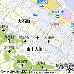 佐賀県唐津市十人町2542-1周辺の地図