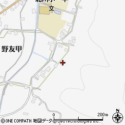 高知県安芸郡北川村野友甲1345周辺の地図