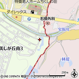 福岡県筑紫野市美しが丘南3丁目505周辺の地図