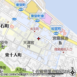 エディオン船宮店周辺の地図