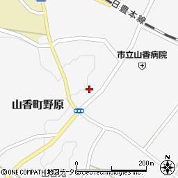 大分県杵築市山香町大字野原1653周辺の地図