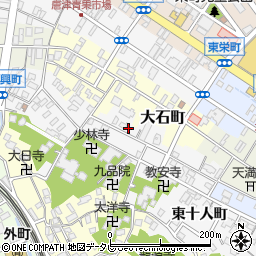佐賀県唐津市十人町2525-2周辺の地図