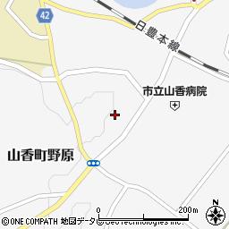 大分県杵築市山香町大字野原1648周辺の地図