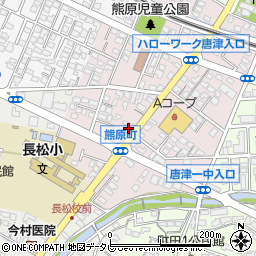 ハマゼン薬品熊ノ原本店周辺の地図
