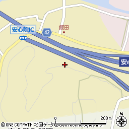 西日本高速道路株式会社　安心院料金所周辺の地図