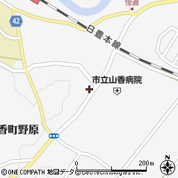 大分県杵築市山香町大字野原1639周辺の地図