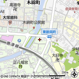 佐賀県唐津市東新興町周辺の地図