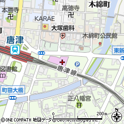 唐津市ふるさと会館アルピノ周辺の地図