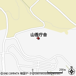 杵築市役所山香庁舎　医療介護連携課周辺の地図