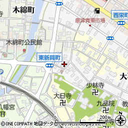 佐賀県唐津市十人町134周辺の地図