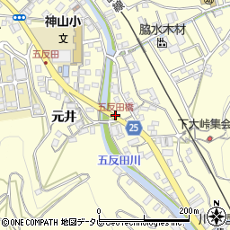 五反田橋周辺の地図
